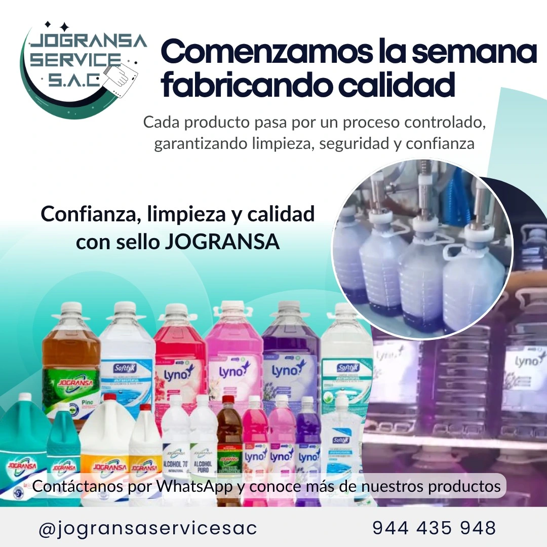 Suministro de productos de limpieza